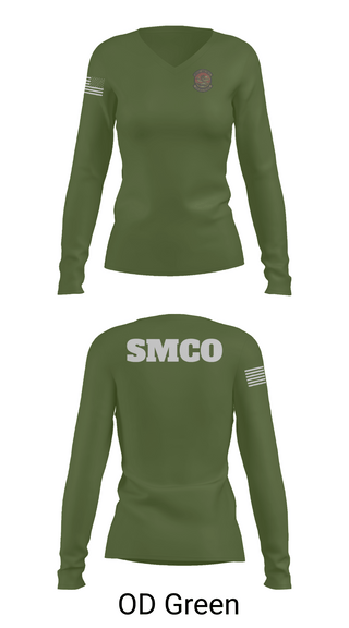 Womens Long Sleeve Vneck Shirt, SMCO, , Teamtime, Team time, sublimation, custom sports apparel, team uniforms, spirit wear, spiritwear, sports uniforms, custom shirts, team store, custom team store, fundraiser sports, apparel fundraiser