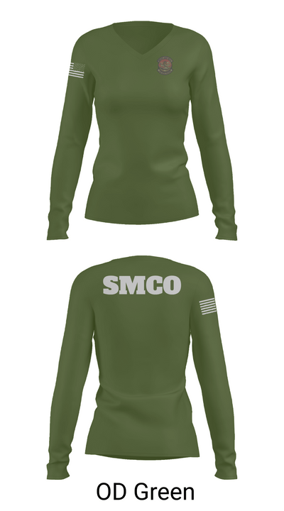 SMCO 97936482 Women's Long Sleeve V-neck Shirt - 57