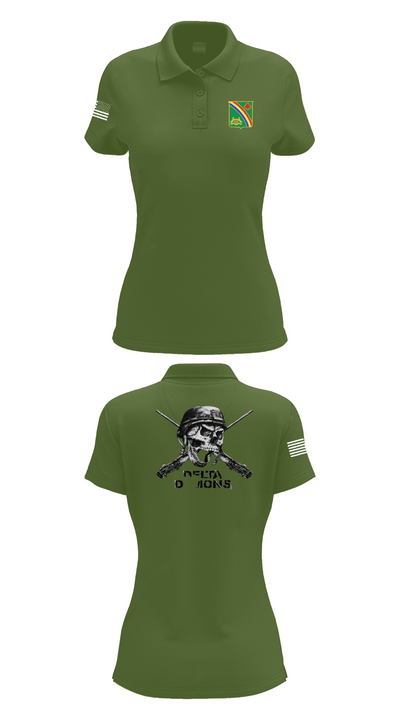 1st Battalion 69th Infantry Regiment 40459574 Women's Short Sleeve Performance Polo  - 55