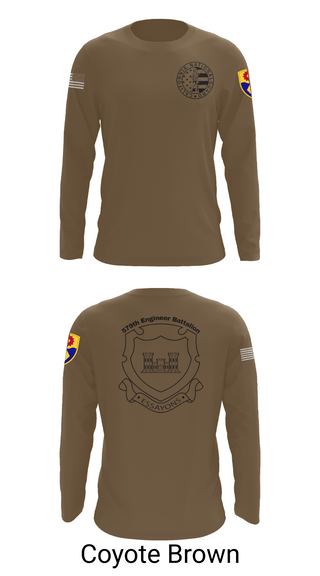 Long Sleeve Performance Shirt, 132d MRBC, 579th EN BN, 49th MP DIV, , Teamtime, Team time, sublimation, custom sports apparel, team uniforms, spirit wear, spiritwear, sports uniforms, custom shirts, team store, custom team store, fundraiser sports, apparel fundraiser