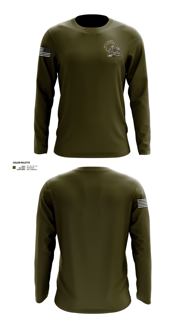 Long Sleeve Performance Shirt, 557 ECC, Army, Teamtime, Team time, sublimation, custom sports apparel, team uniforms, spirit wear, spiritwear, sports uniforms, custom shirts, team store, custom team store, fundraiser sports, apparel fundraiser