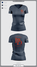 B Shift 39369935 Women's Short Sleeve V-neck Shirt - 3