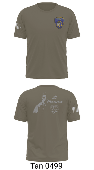 California Highway Patrol 18919595 Old School Cotton Feel Shirt - 67