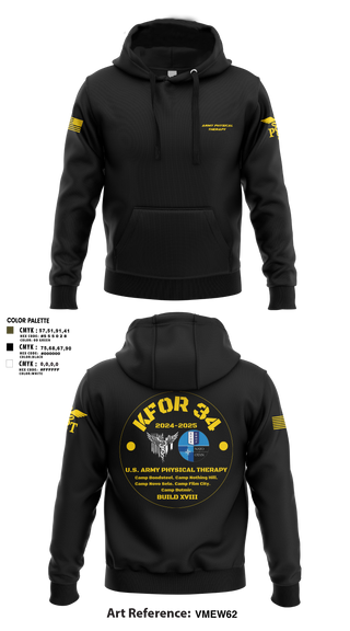 Hoodie, KFOR34 Physical Therapy, Army, Teamtime, Team time, sublimation, custom sports apparel, team uniforms, spirit wear, spiritwear, sports uniforms, custom shirts, team store, custom team store, fundraiser sports, apparel fundraiser
