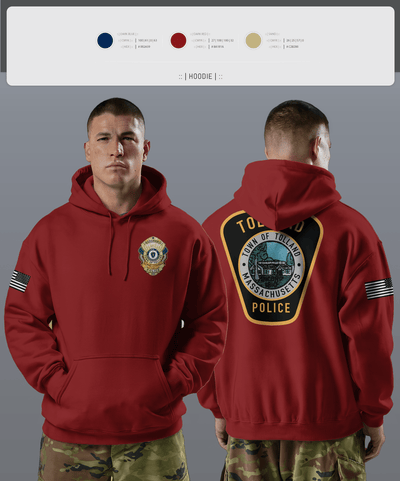 Tolland Police Department 15445764 Hoodie - 2