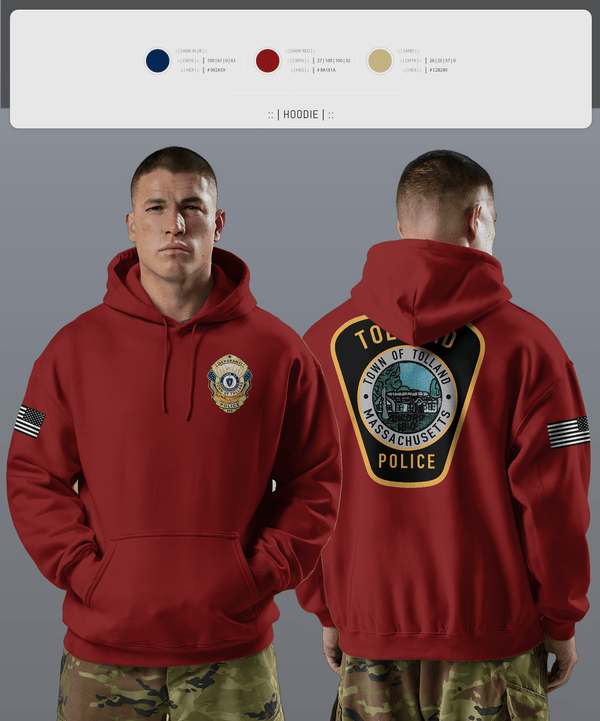 Hoodie, Tolland Police Department, , Teamtime, Team time, sublimation, custom sports apparel, team uniforms, spirit wear, spiritwear, sports uniforms, custom shirts, team store, custom team store, fundraiser sports, apparel fundraiser