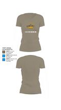E Co 4th Recon BN 66844885 Women's Short Sleeve V-neck Shirt - 64