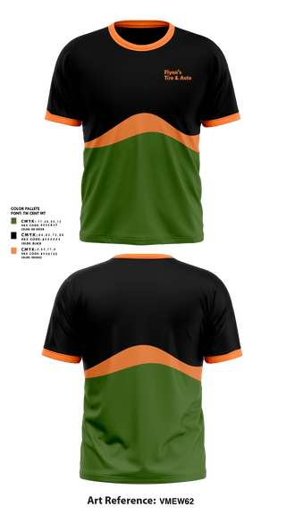 Short Sleeve Performance Shirt, Flynn's Tire & Auto, , Teamtime, Team time, sublimation, custom sports apparel, team uniforms, spirit wear, spiritwear, sports uniforms, custom shirts, team store, custom team store, fundraiser sports, apparel fundraiser