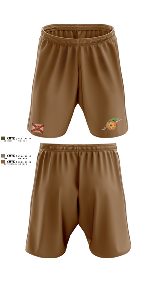 Athletic Shorts With Pockets, Seminole / Orange Crew, , Teamtime, Team time, sublimation, custom sports apparel, team uniforms, spirit wear, spiritwear, sports uniforms, custom shirts, team store, custom team store, fundraiser sports, apparel fundraiser