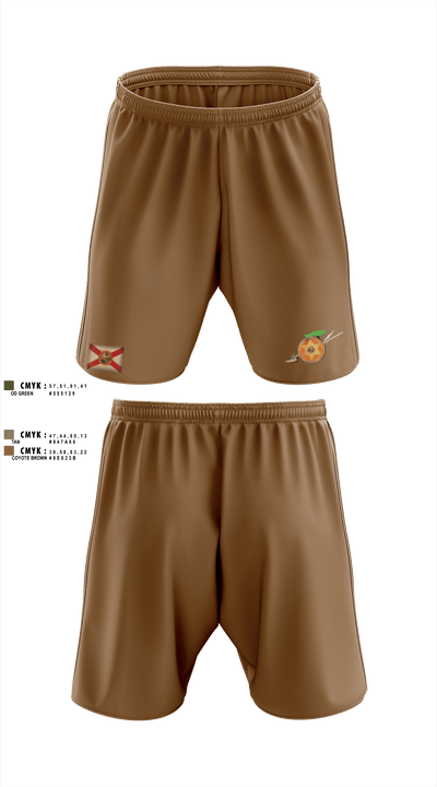 Seminole / Orange Crew 64181278 Athletic Shorts With Pockets - 2