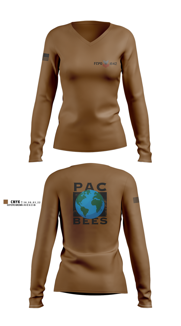 Womens Long Sleeve Vneck Shirt, NMCB 4, Navy, Teamtime, Team time, sublimation, custom sports apparel, team uniforms, spirit wear, spiritwear, sports uniforms, custom shirts, team store, custom team store, fundraiser sports, apparel fundraiser
