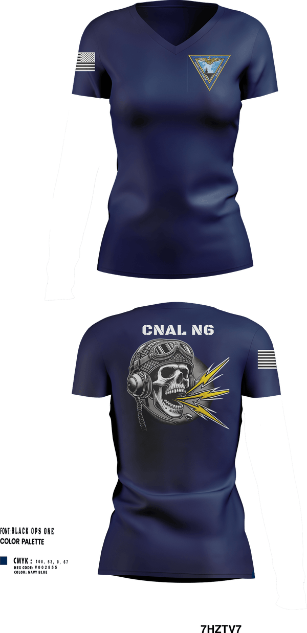 Womens Short Sleeve Vneck Shirt, COMNAVAIRLANT, , Teamtime, Team time, sublimation, custom sports apparel, team uniforms, spirit wear, spiritwear, sports uniforms, custom shirts, team store, custom team store, fundraiser sports, apparel fundraiser