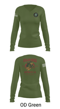 1SFG(A), 3rd BN, BSC 1945772 Women's Long Sleeve V-neck Shirt - 57
