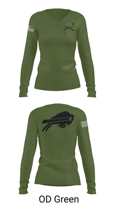 C TRP 2-101 CAV 72009091 Women's Long Sleeve V-neck Shirt - 54