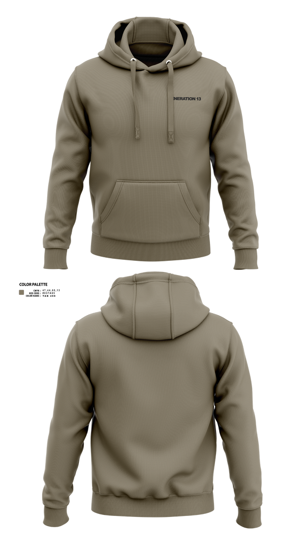 Hoodie, Generation 13, , Teamtime, Team time, sublimation, custom sports apparel, team uniforms, spirit wear, spiritwear, sports uniforms, custom shirts, team store, custom team store, fundraiser sports, apparel fundraiser