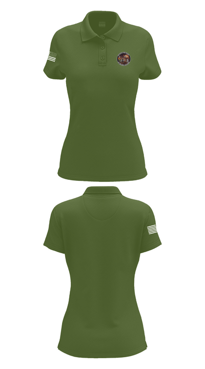 4th Division Late-Watch 28165234 Women's Short Sleeve Performance Polo  - 52
