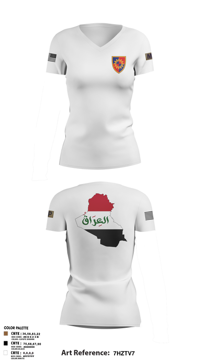 617th MP DET 12589196 Women's Short Sleeve V-neck Shirt - 5