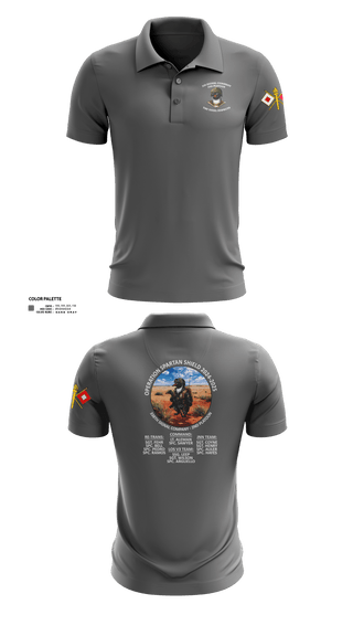 Short Sleeve Performance Polo, 338th Signal Company, Army, Teamtime, Team time, sublimation, custom sports apparel, team uniforms, spirit wear, spiritwear, sports uniforms, custom shirts, team store, custom team store, fundraiser sports, apparel fundraiser