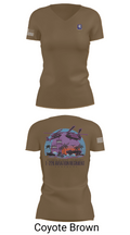 1-228 HHC Phantoms 17599849 Women's Short Sleeve V-neck Shirt - 8