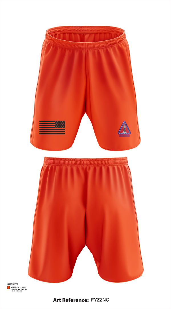 Athletic Shorts With Pockets, Recruiting and Retention Battalion, , Teamtime, Team time, sublimation, custom sports apparel, team uniforms, spirit wear, spiritwear, sports uniforms, custom shirts, team store, custom team store, fundraiser sports, apparel fundraiser