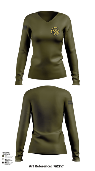 Womens Long Sleeve Vneck Shirt, 46 MP CO, , Teamtime, Team time, sublimation, custom sports apparel, team uniforms, spirit wear, spiritwear, sports uniforms, custom shirts, team store, custom team store, fundraiser sports, apparel fundraiser