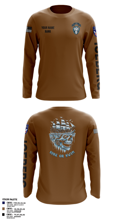 HQ, 95th CM CO 75493136 Long Sleeve Performance Shirt 5