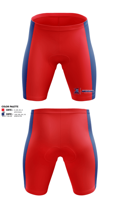 Spotsylvania High School Track & Field Men's Compression Shorts - 1