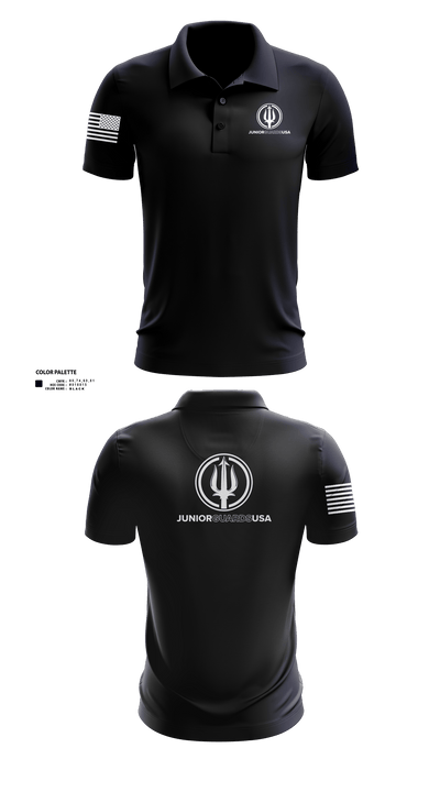 Junior Guards USA 66841563 Short Sleeve Performance Polo - 601