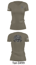 2-23IN CRAZYHORSE CO. 51563719 Women's Short Sleeve V-neck Shirt - 68