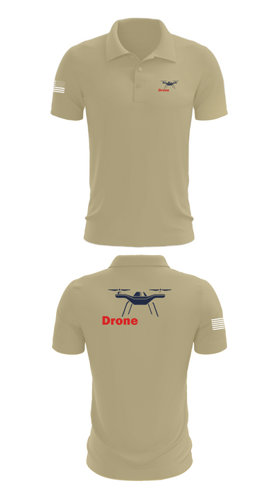 DRONE RECON 39947592 Short Sleeve Performance Polo - 39