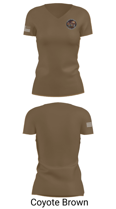 4th Division Late-Watch 28165234 Women's Short Sleeve V-neck Shirt - 8