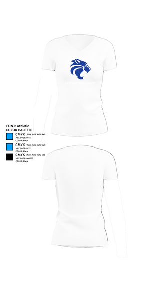Womens Short Sleeve Vneck Shirt, La Center Cross Country, Cross Country, Teamtime, Team time, sublimation, custom sports apparel, team uniforms, spirit wear, spiritwear, sports uniforms, custom shirts, team store, custom team store, fundraiser sports, apparel fundraiser