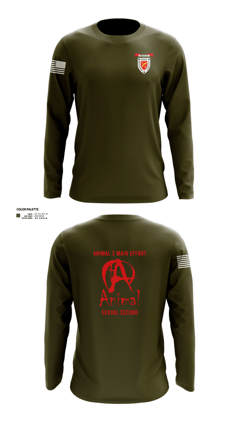 Long Sleeve Performance Shirt, 1/7 animal, , Teamtime, Team time, sublimation, custom sports apparel, team uniforms, spirit wear, spiritwear, sports uniforms, custom shirts, team store, custom team store, fundraiser sports, apparel fundraiser