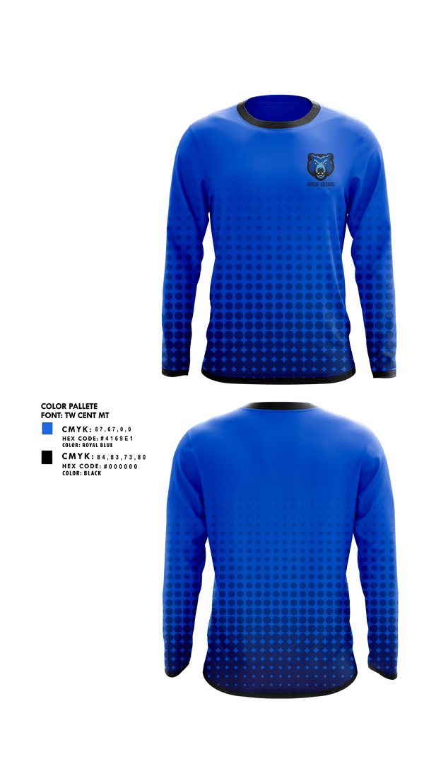 Long Sleeve Performance Shirt, Cubs Cheer, Cheer, Teamtime, Team time, sublimation, custom sports apparel, team uniforms, spirit wear, spiritwear, sports uniforms, custom shirts, team store, custom team store, fundraiser sports, apparel fundraiser