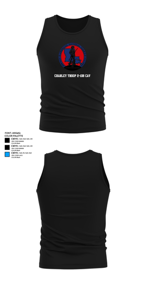 Tank Top, Charley troop 2-108 CAV, , Teamtime, Team time, sublimation, custom sports apparel, team uniforms, spirit wear, spiritwear, sports uniforms, custom shirts, team store, custom team store, fundraiser sports, apparel fundraiser