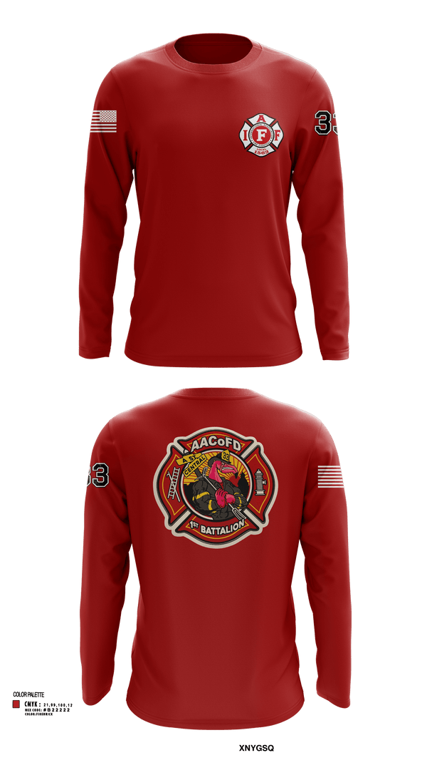 Long Sleeve Performance Shirt, Glen Burnie, Fire Department, Teamtime, Team time, sublimation, custom sports apparel, team uniforms, spirit wear, spiritwear, sports uniforms, custom shirts, team store, custom team store, fundraiser sports, apparel fundraiser
