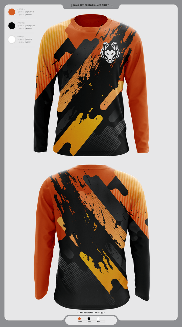 Long Sleeve Performance Shirt, Pawhuska High School Baseball, Baseball, Teamtime, Team time, sublimation, custom sports apparel, team uniforms, spirit wear, spiritwear, sports uniforms, custom shirts, team store, custom team store, fundraiser sports, apparel fundraiser