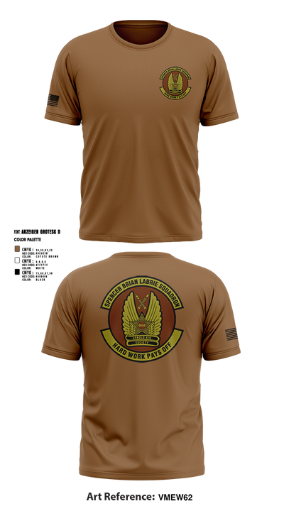Spencer Brian LaBrie Squadron 3444583 Short Sleeve Performance Shirt - 5