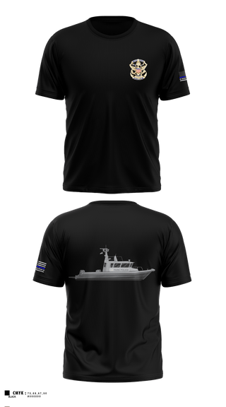 Old School Cotton Feel Shirt, Marine Patrol Unit, , Teamtime, Team time, sublimation, custom sports apparel, team uniforms, spirit wear, spiritwear, sports uniforms, custom shirts, team store, custom team store, fundraiser sports, apparel fundraiser