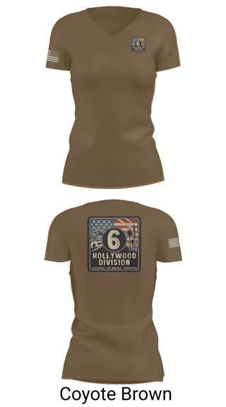 Womens Short Sleeve Vneck Shirt, Hollywood Division, Police, Teamtime, Team time, sublimation, custom sports apparel, team uniforms, spirit wear, spiritwear, sports uniforms, custom shirts, team store, custom team store, fundraiser sports, apparel fundraiser