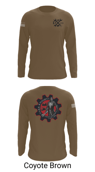 Long Sleeve Performance Shirt, D Co. 2-158th AHB, , Teamtime, Team time, sublimation, custom sports apparel, team uniforms, spirit wear, spiritwear, sports uniforms, custom shirts, team store, custom team store, fundraiser sports, apparel fundraiser