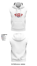 Milford Eagles Pop Warner Football and Cheer 85500081 Sleeveless Hoodie - 3 (1)