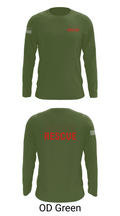 ISA Air base Fire Dept. 19172110 Long Sleeve Performance Shirt 46