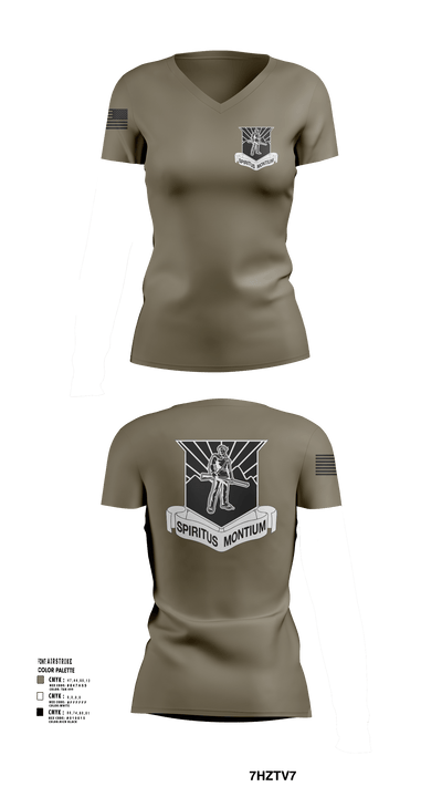 WVU AROTC 40772789 Women's Short Sleeve V-neck Shirt - 102