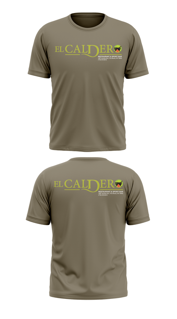Short Sleeve Performance Shirt, El Caldero Restaurant Sport Bar, , Teamtime, Team time, sublimation, custom sports apparel, team uniforms, spirit wear, spiritwear, sports uniforms, custom shirts, team store, custom team store, fundraiser sports, apparel fundraiser