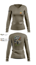 Seminole / Orange Crew 64181278 Women's Long Sleeve V-neck Shirt - 4