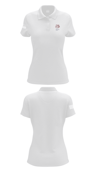 Womens Short Sleeve Performance Polo, Thomson Tigers Track and Field, Track & Field, Teamtime, Team time, sublimation, custom sports apparel, team uniforms, spirit wear, spiritwear, sports uniforms, custom shirts, team store, custom team store, fundraiser sports, apparel fundraiser