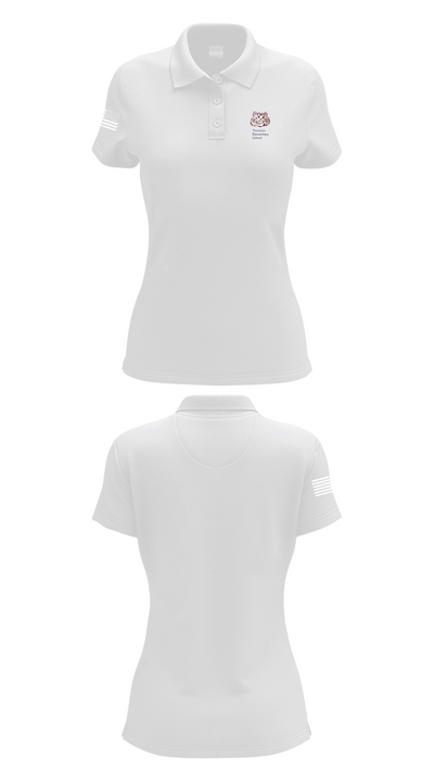 Thomson Tigers Track and Field 16915513 Women's Short Sleeve Performance Polo  - 17