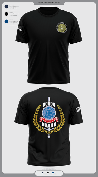 Short Sleeve Performance Shirt, Twu Local 100 Ceremonial Unit & Honor Guard, , Teamtime, Team time, sublimation, custom sports apparel, team uniforms, spirit wear, spiritwear, sports uniforms, custom shirts, team store, custom team store, fundraiser sports, apparel fundraiser