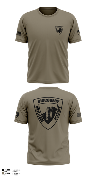 Old School Cotton Feel Shirt, Discovery ChalleNGe Academy, , Teamtime, Team time, sublimation, custom sports apparel, team uniforms, spirit wear, spiritwear, sports uniforms, custom shirts, team store, custom team store, fundraiser sports, apparel fundraiser